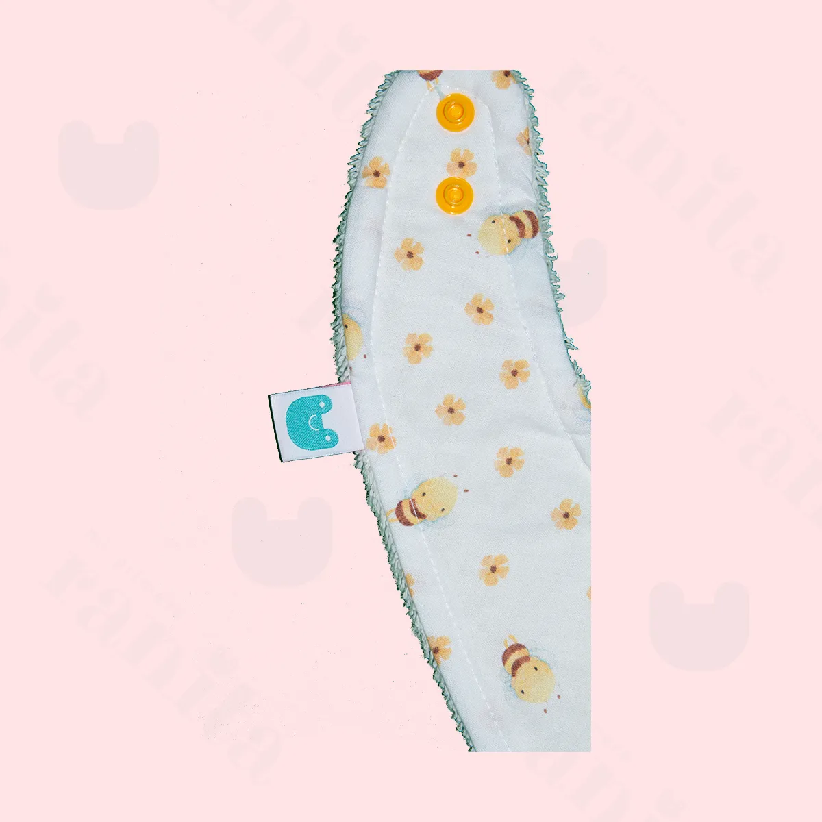 Little Bees Boomerang Bib