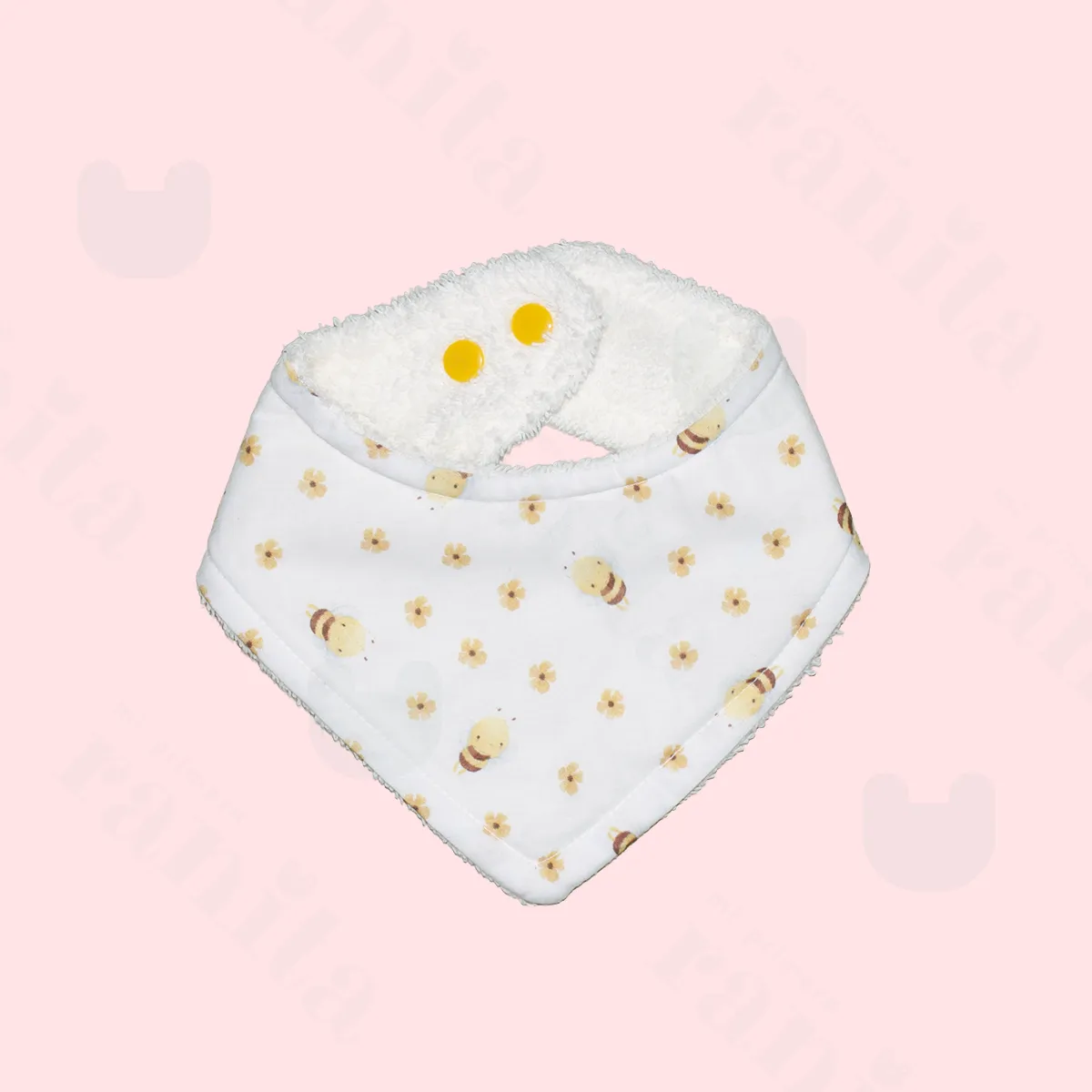 Little Bees Boomerang Bib