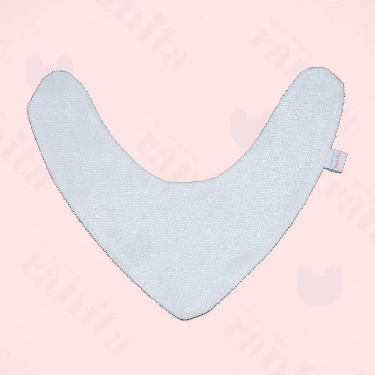 Hearts Boomerang Bib