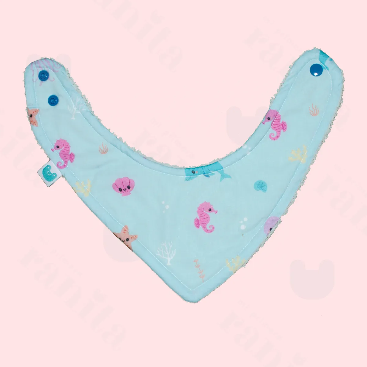 Ocean Boomerang Bib