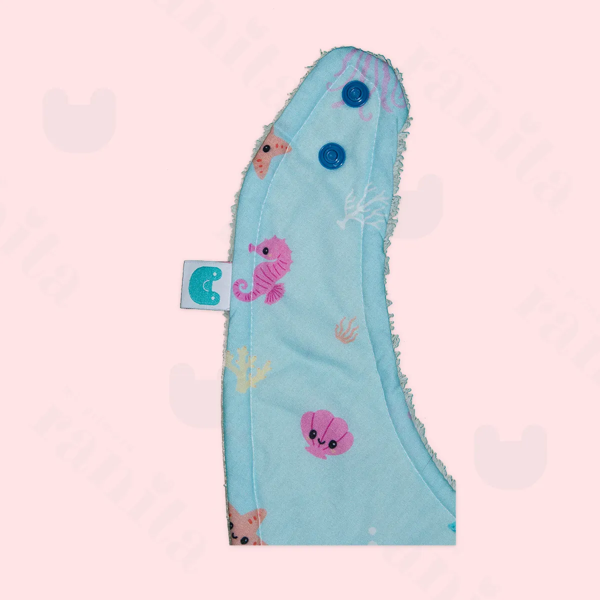 Ocean Boomerang Bib