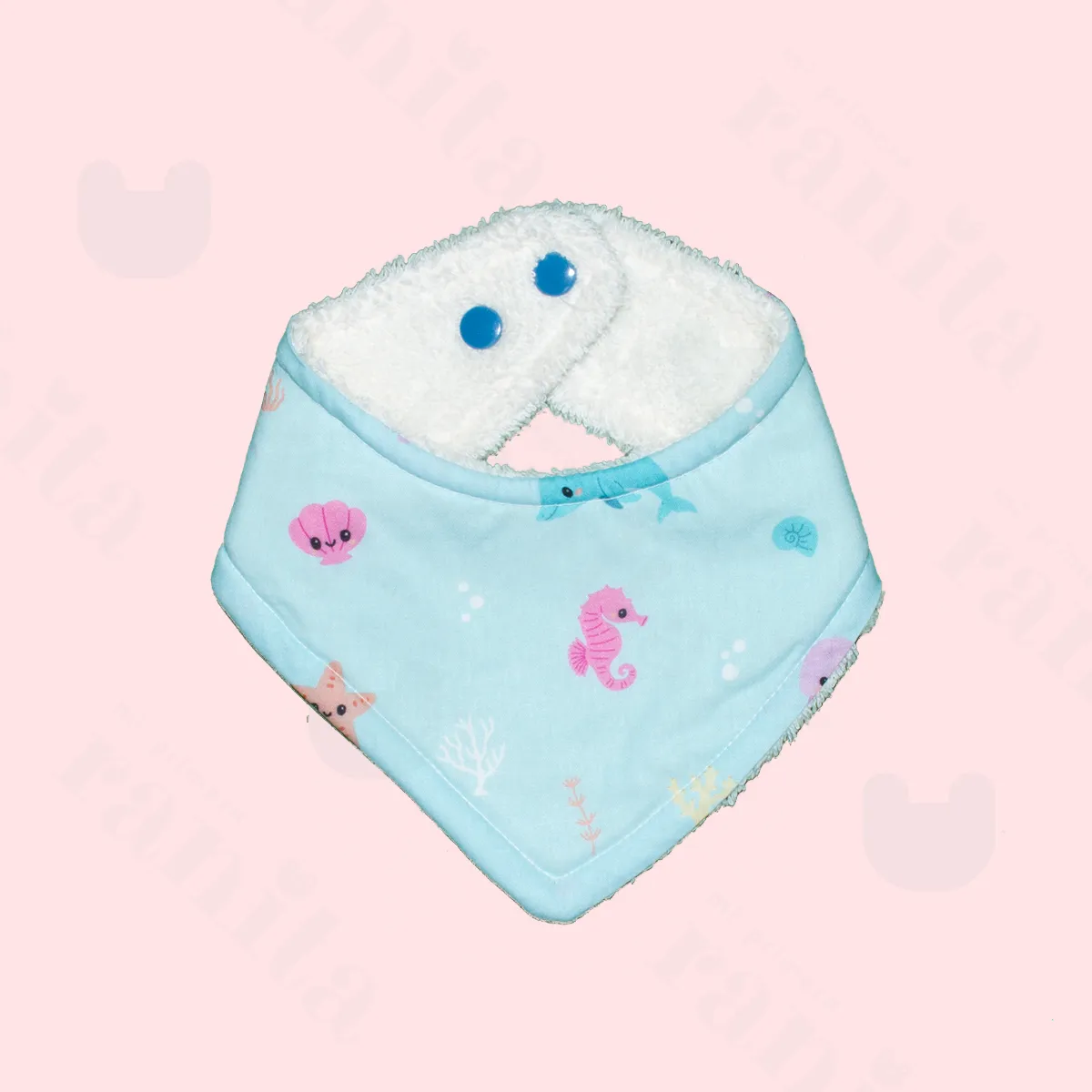 Ocean Boomerang Bib