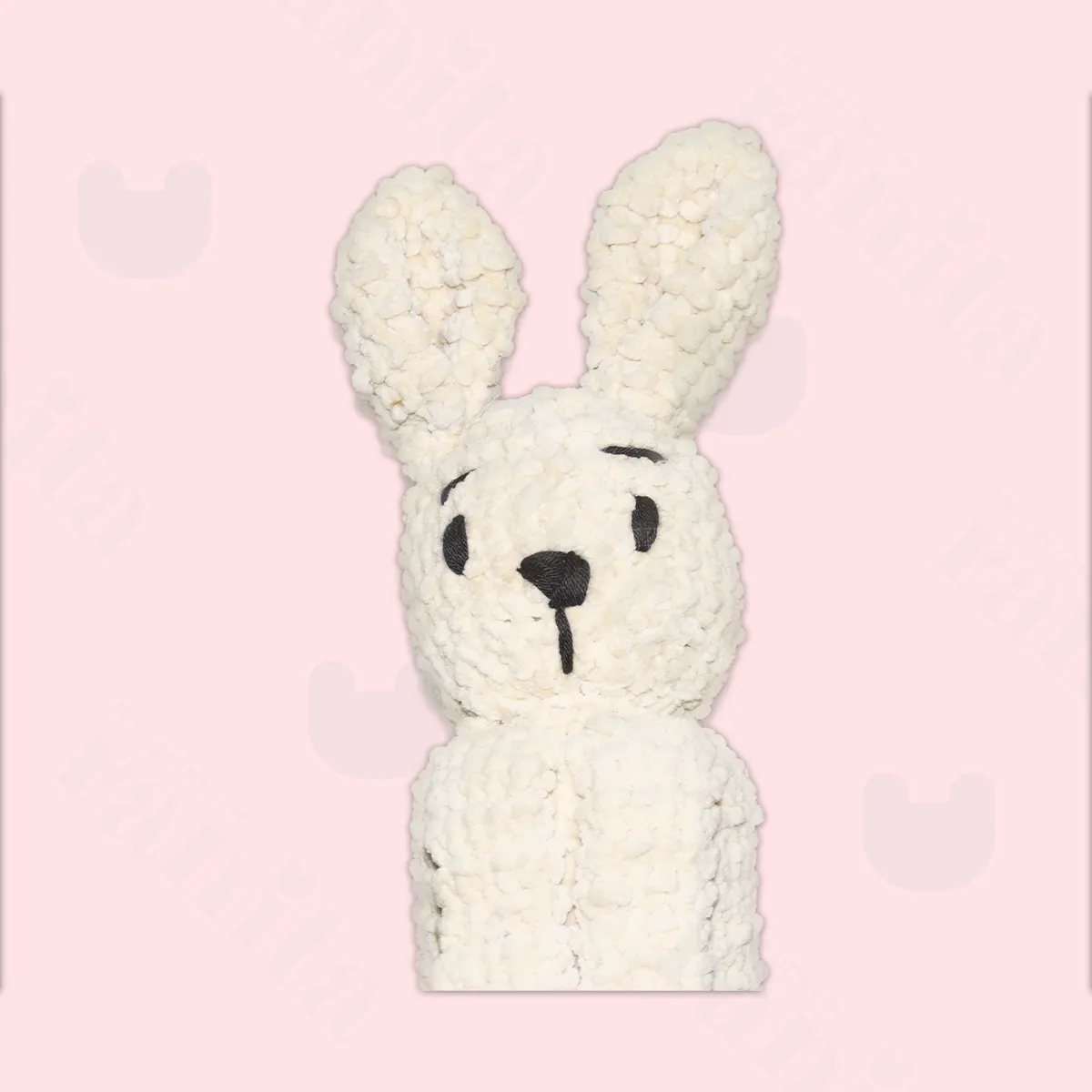 Beige Rabbit Anti-Roll Cushion