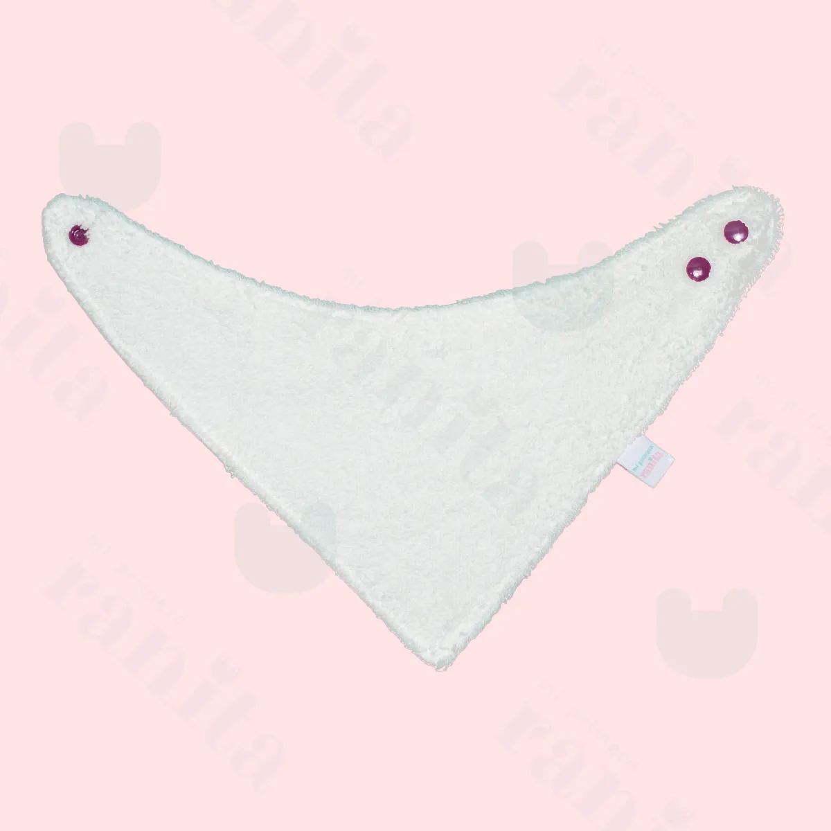 Little Hearts Triangular Bib