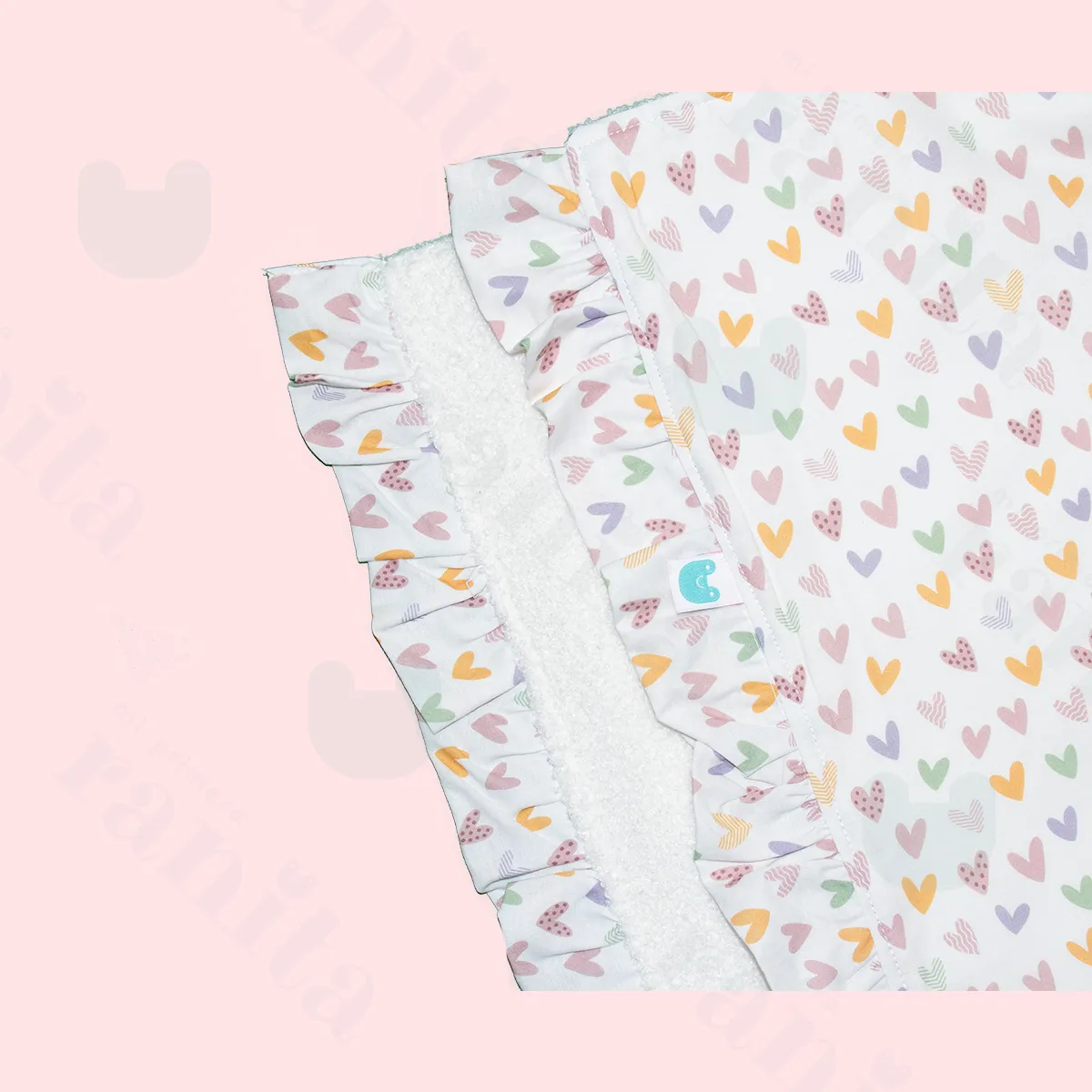 Baby Wrap with Little Hearts