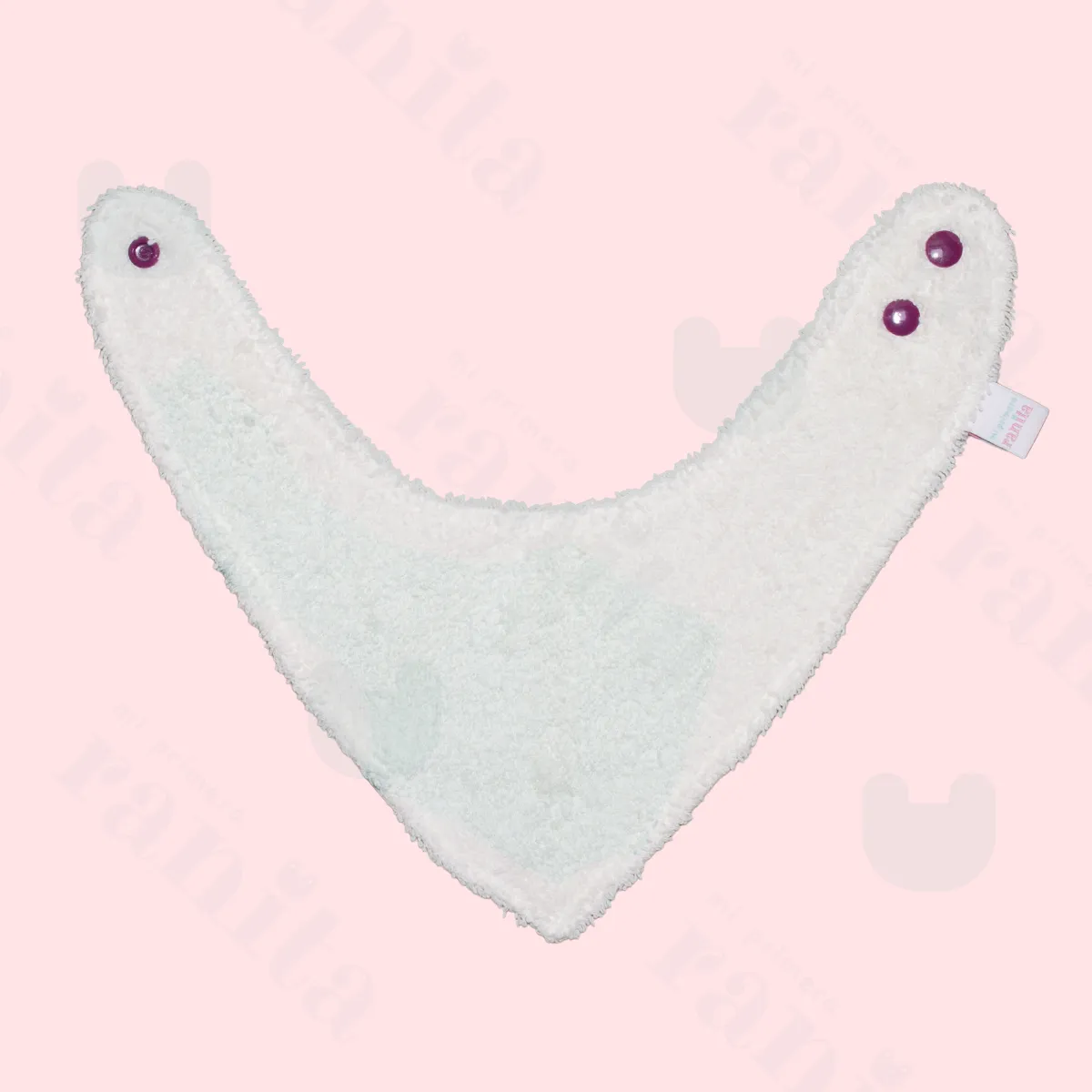 Little Hearts Boomerang Bib