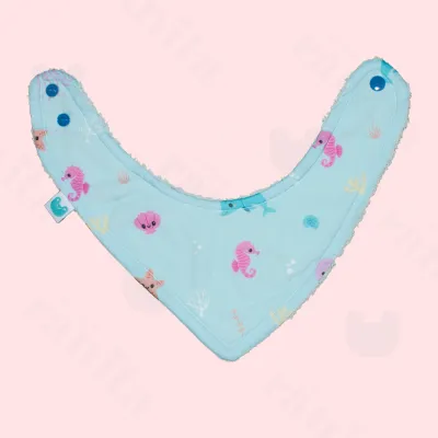 Ocean Boomerang Bib
