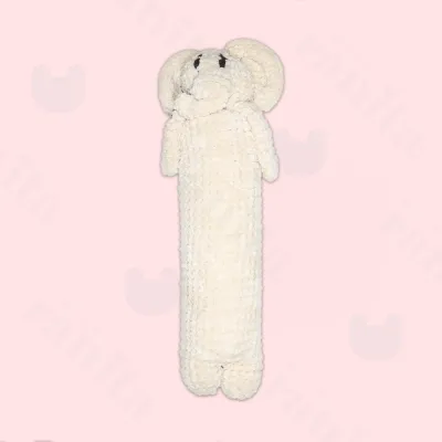 Beige Elephant Anti-Roll Cushion