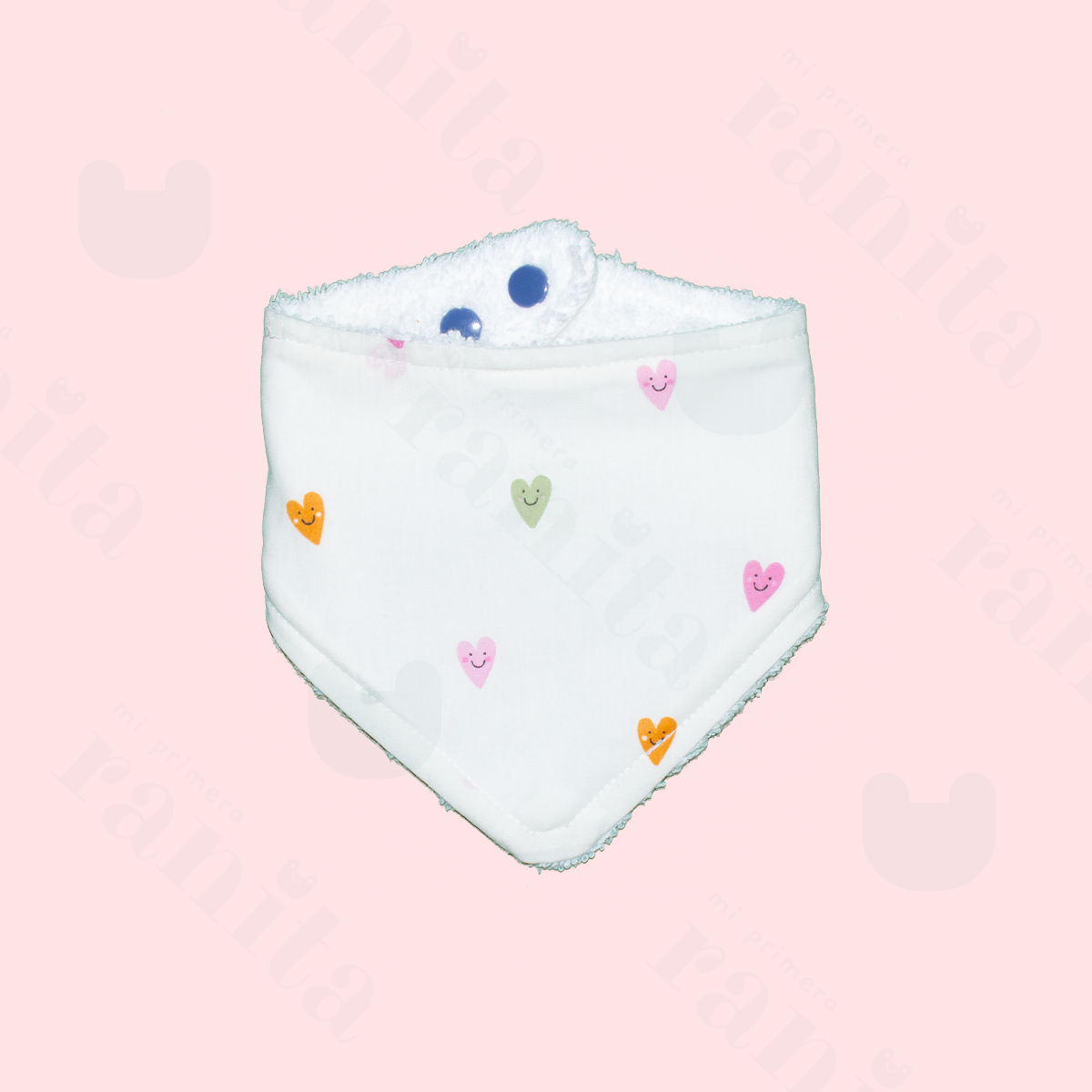 Babero Triangular Corazones