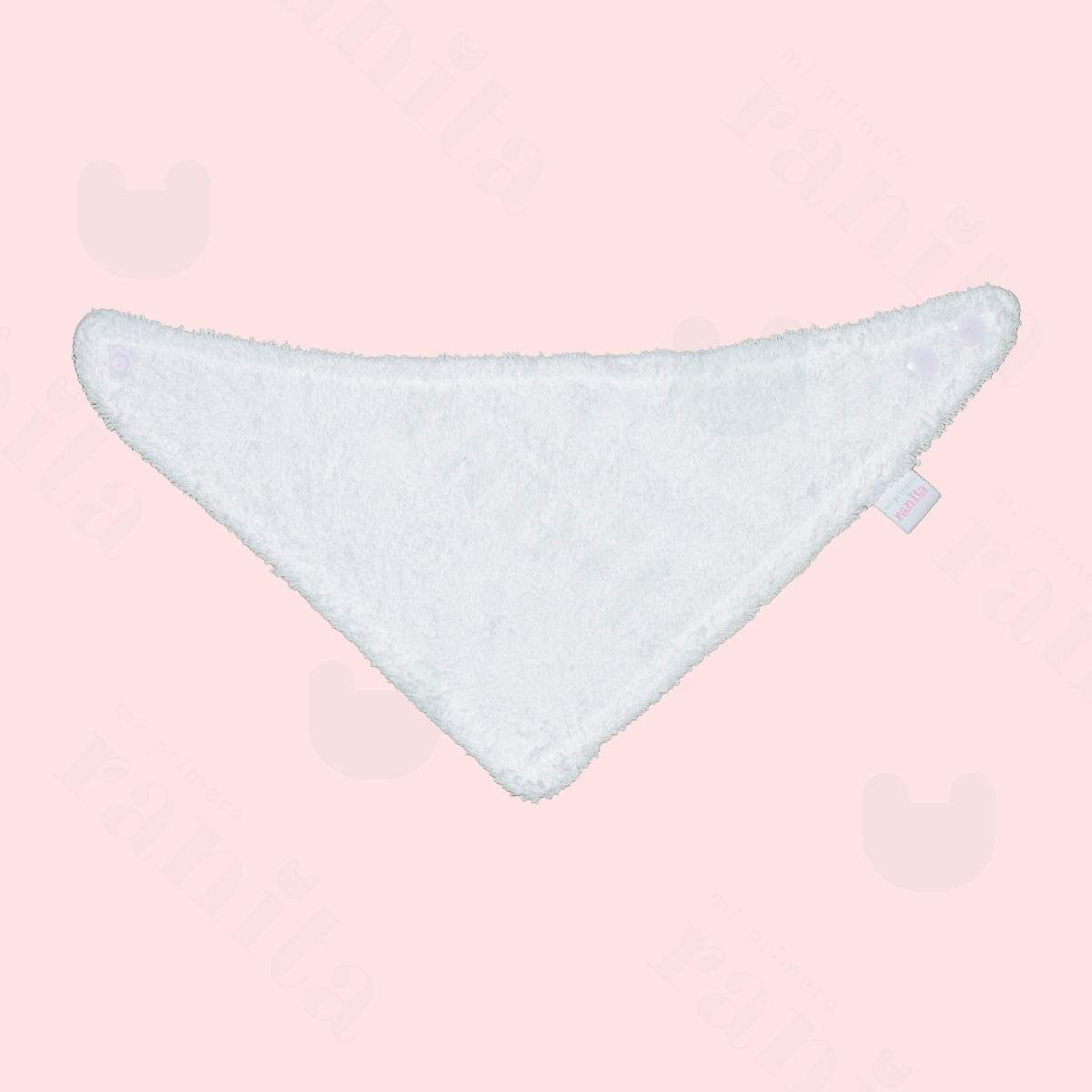 Babero Triangular Florecitas