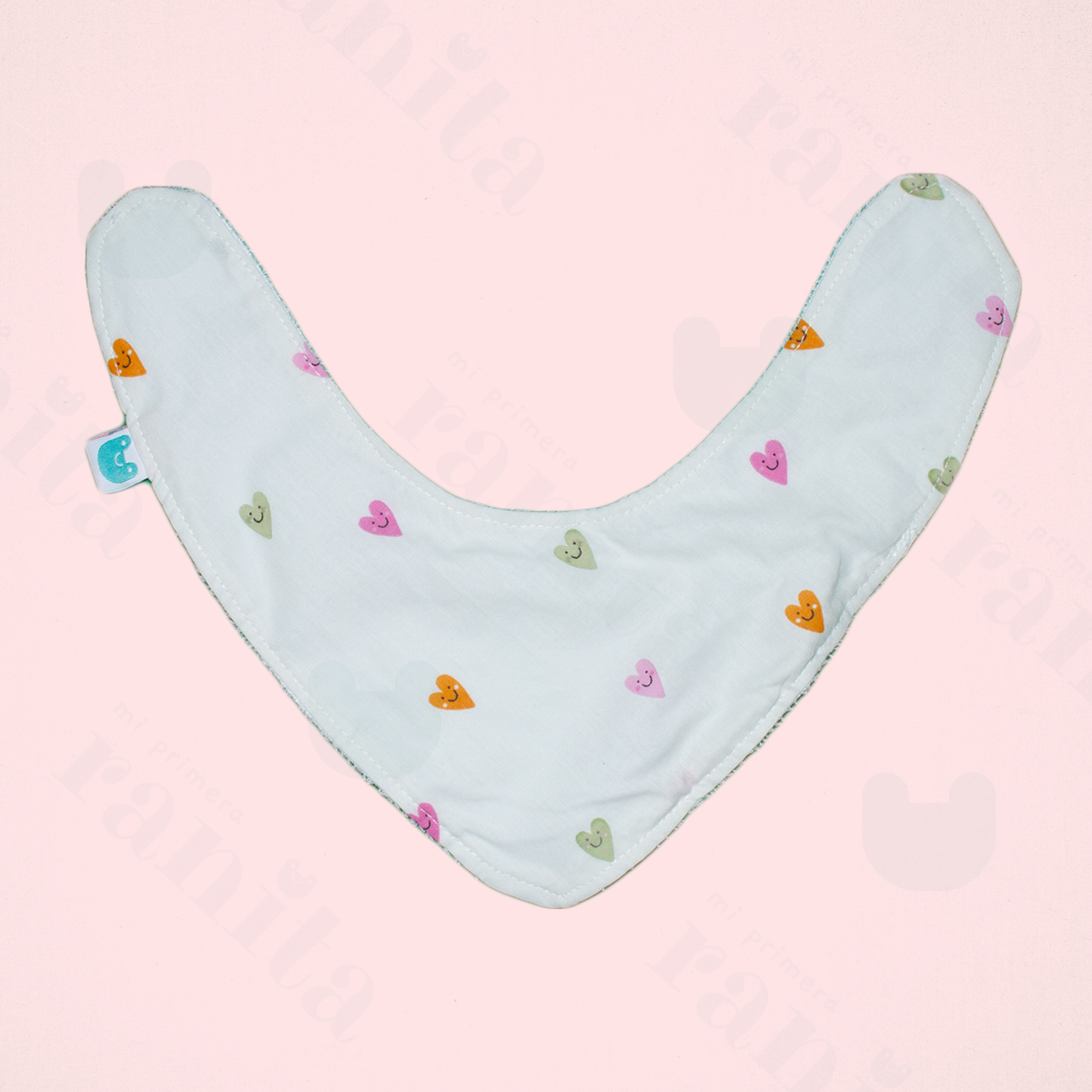 Babero Boomerang Corazones