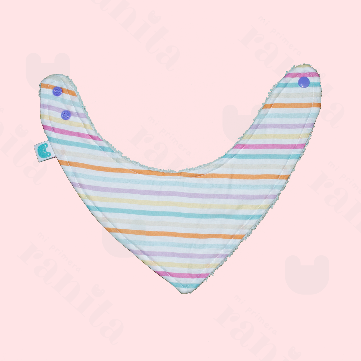 Babero Boomerang Rayas