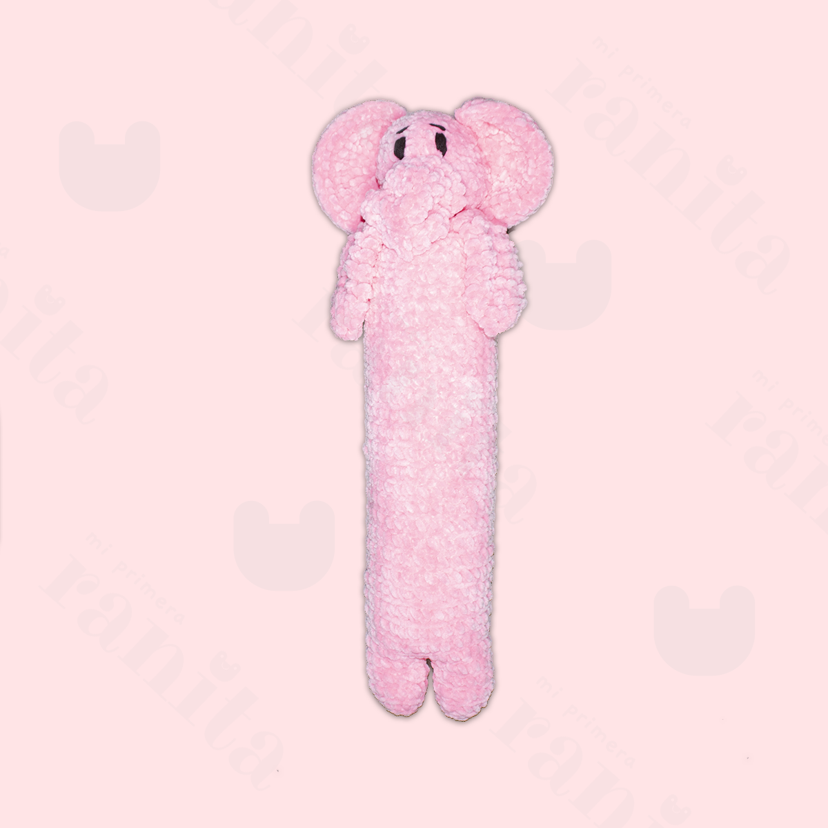 Cojín Antivuelco Elefantito Rosa